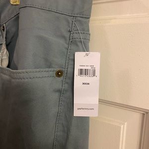 Gap Twill Pants in Slim Stretch light blue